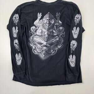 Unus Annus Shirt Mens Large Black Long Sleeve Sacred Graphic YouTube Markiplier